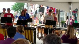 Decorah schools drumline  2017 Nordic Fest [upl. by Vasilis]