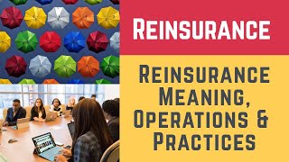 Reinsurance  Meaning Operations and Practices Reinsurance Facultative Obligatory amp Treaty [upl. by Naoh]