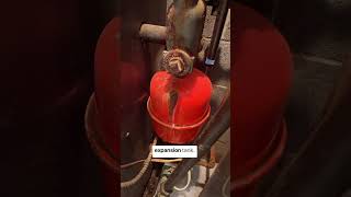 Leaking Boiler TPR Pipe and Expansion Tank plumbing ￼boilers boilerservicing [upl. by Hillie]