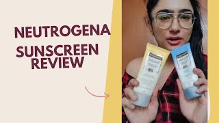 my honest review of Neutrogena sunscreen sunscreen neutrogenasunscreen honestreview [upl. by Anders]