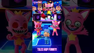 Pink Fong Exe Coffin Dance Tiles Hop viral song trending shorts [upl. by Haissem]