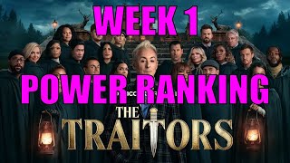 The Traitors Season 2 Power Ranking Week 1 [upl. by Rehpotsrhc14]