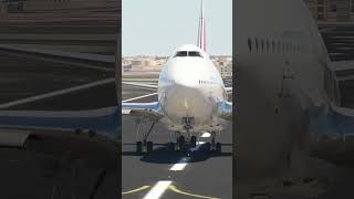 Perfect Takeoff Emirates B747 Heavy Rain  3 Minutes of Aviation aviation aircraft [upl. by Sulohcin]