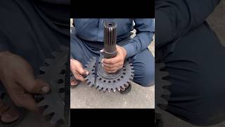 Amazing Technique How Pro Mechanic Rebuild Broken Gear Shafts [upl. by Alleram]