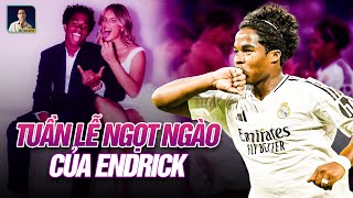 TUẦN LỄ NGỌT NGÀO CỦA ENDRICK  RƯỚC VỢ VỀ DINH VÀ PHÁ KỶ LỤC TẠI REAL MADRID [upl. by Trilbi]