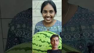 Tarbuj kata fruit food funny watermelon smartphon [upl. by Kramnhoj207]