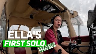 Ellas FIRST SOLO Flight  A Day To Remember [upl. by Ervine]