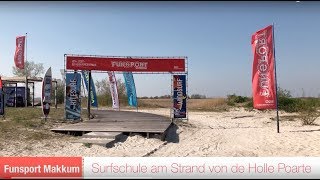 FUNSPORT Makkum  Surfschule am Strand von de Holle Poarte [upl. by Raval487]