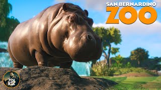 Huge Underwater Viewing Experience in Franchise Mode  San Bernardino Zoo  Planet Zoo [upl. by Nodnerb]