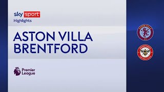 Aston VillaBrentford 33 gol e highlights  Premier League [upl. by Olram73]