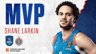 10 Hafta Anadolu Efes  Partizan  MVP Shane Larkin [upl. by Erodavlas]