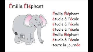 Phonétique animée  Émilie Éléphant [upl. by Anilorak941]