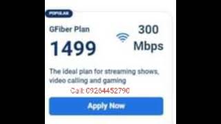 💥 GLOBE INTERNET FIBER UNLIMITED PLAN 💥 [upl. by Bjork]