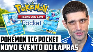 NOVO evento do LAPRAS no Pokémon TCG Pocket NOVAS CARTAS [upl. by Maurili478]