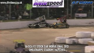 Speak v Moodie v Polley Showdown 2013 BriSCA F2 Stock Cars World Final [upl. by Maria]