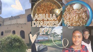 ABUJA DIARIES EP7 WORKING  A VISIT TO UNIABUJA JUMMAT PRAYERS  LOTS OF FOOD  NEW HAIR [upl. by Eneluj756]