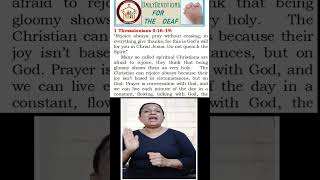 DAILY DEVOTIONS BIBLE EDUCATION biblestudy religionshortssignlanguage deaf deafcommunityASL [upl. by Berrie]