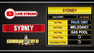 🔴LIVE DRAW SDY HARI INI  LIVE DRAW SYDNEY  LIVE SDY  LIVE SYDNEY  KELUARAN SYDNEY TERCEPAT [upl. by Jedd]