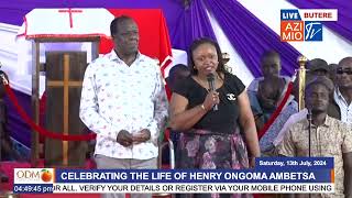 Crowd CHEERS as Oparanya introduces his beautiful wives and the larger Oparanya family [upl. by Attegroeg]