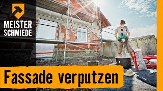 Fassade verputzen  HORNBACH Meisterschmiede [upl. by Niac]