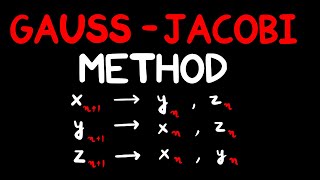 24 GaussJacobi Method  Iterative Method  Diagonally Dominant Matrix  Numerical Methods [upl. by Ahsuoj]