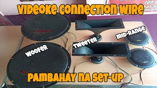 How To Connect VIDEOKE SERIES to PARALLEL COMBINATION  3 WAY CONNECTION [upl. by Atteinotna]