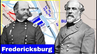 Battle of Fredericksburg  Complete Animated Battle Map and Documentary [upl. by Virgin]