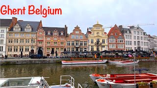 Ghent Belgium A Walking Tour In 4k [upl. by Eceinwahs]