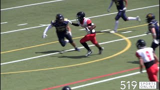 OSFL Playoffs U18 Semifinal  Sault Ste Marie Sabrecats vs Brantford Bisons [upl. by Yehudit]