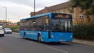 Arriva north east Temsa Avenue 4710 YJ10 DHE Operating the 63 to Middlesbrough Via Ormesby [upl. by Biddy92]