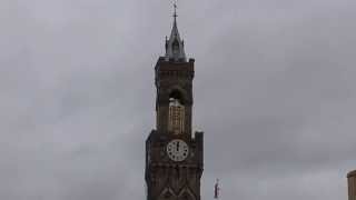 Bradford City Hall Clock and Park [upl. by Yeblehs270]