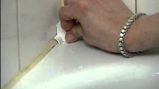 Tub amp Wall SealACrack Adhesive Sealer Installation [upl. by Cerelly478]