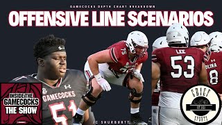 Gamecock Football Offensive Line Scenarios  Depth Chart Breakdown  South Carolina Gamecocks [upl. by Anneliese]