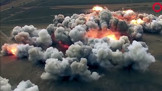 MLRS Firing Multiple Launch Rocket System [upl. by Sephira]