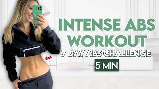 5 min Killer Core Pilates Workout AMRAP  7 Day Abs Challenge  Day 2 [upl. by Llemmart]