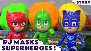 PJ Masks Stop Motion Rescues With Thomas The Tank Engine Toys [upl. by Suqram426]