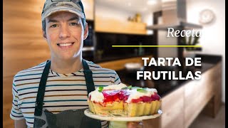 RECETA  Cómo hacer la auténtica tarta de frutillas fresas argentina  Pedro Lambertini [upl. by Lacy887]