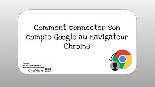 Comment connecter son compte Google au navigateur Chrome [upl. by Iain702]