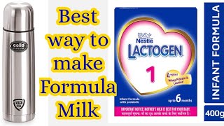 Lactogen 1 Baby Powder  Hindi  Formula milk for 06 months baby How to make formula milk [upl. by Garling]