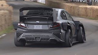 The 670hp9500rpm 2024 Subaru WRX ‘Project Midnight’ Time Attack MONSTER at Goodwood FoS [upl. by Ailefo]