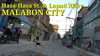 REAL LIFE on HasaHasa Street and Lapad Alley in Malabon City 415m [upl. by Los]