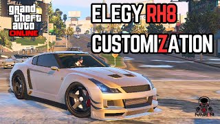 ELEGY RH8 CUSTOMIZATION  GTA ONLINE CAR MODIFICATIONS [upl. by Eilah]