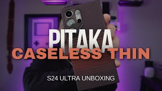 S24 ULTRA PITAKA CASELESS THIN UNBOXING [upl. by Annyrb]