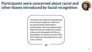 SOUPS 2021  Facial Recognition Understanding Privacy Concerns and Attitudes Across Increasingly [upl. by Yboc]