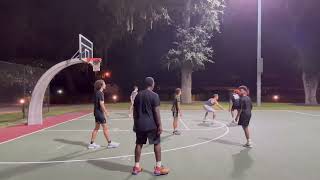 4v4 Basketball Palm Coast Florida Uncle Hungry And Michael Longenecker ￼full game [upl. by Adnarb]