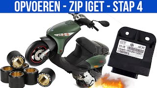 OPVOEREN  PIAGGIO ZIP iGET  STAP 4 [upl. by Jeff359]