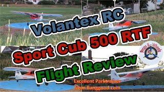 Volantex RC Sport Cub 500 RTF – Part 3 Flight Review [upl. by Seward847]