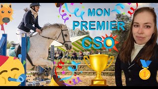 MON PREMIER CSO  🥇🥇🏆🏆🐴🐴 CLUB 4 CABREROLLES 16042023 cso club4 centreequestre [upl. by Kyla426]