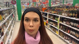 Insane prices in sanctioned Russia Grocery store tour VLOG [upl. by Rudwik905]