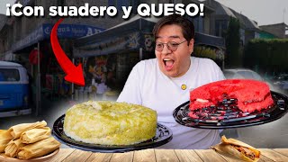 TAMALES GIGANTES y la nueva ROSCA DE TAMAL deliciosos [upl. by Akisey]